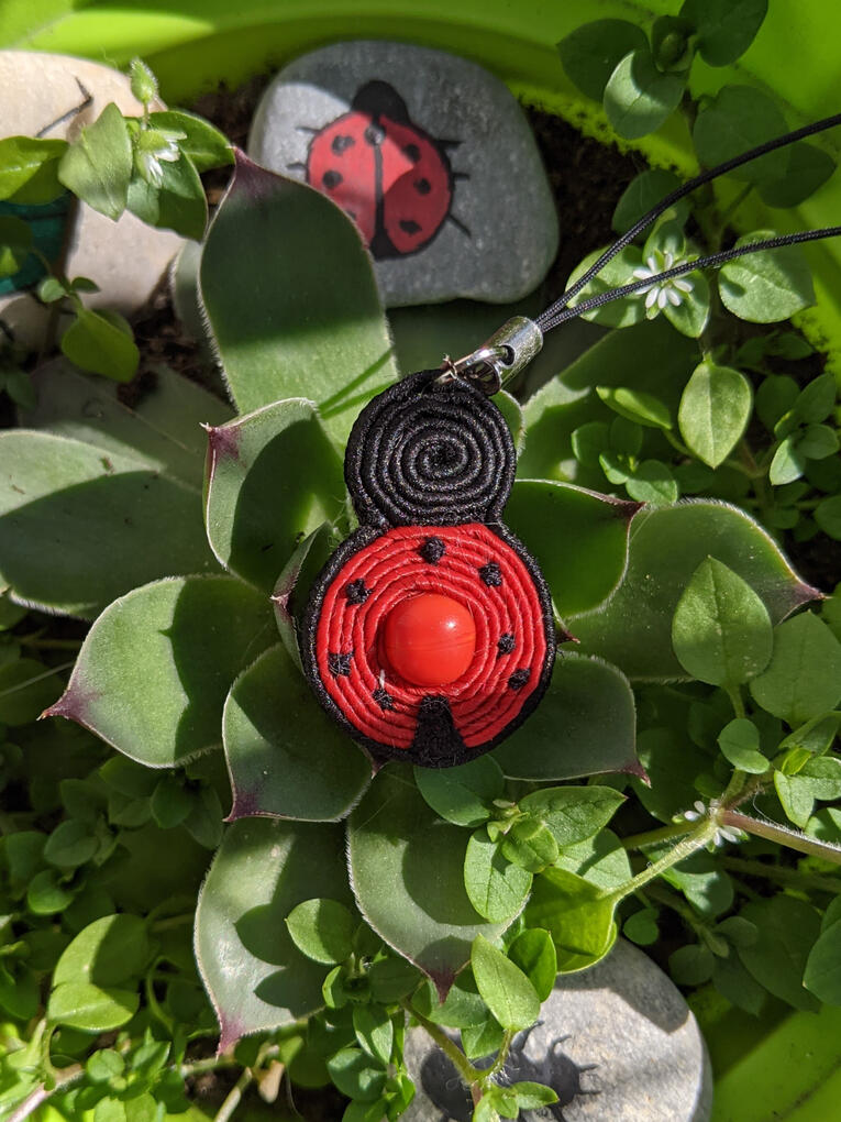 Ladybug phone pendant Ladybug phone pendant