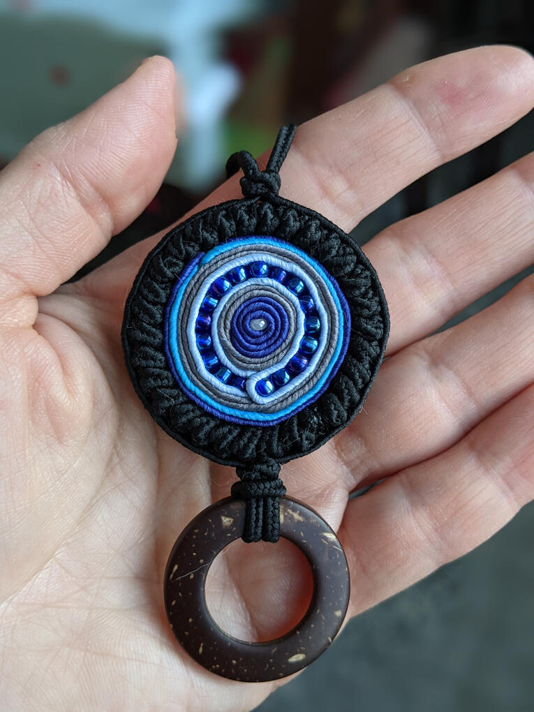 Necklace to hold your sunglasses