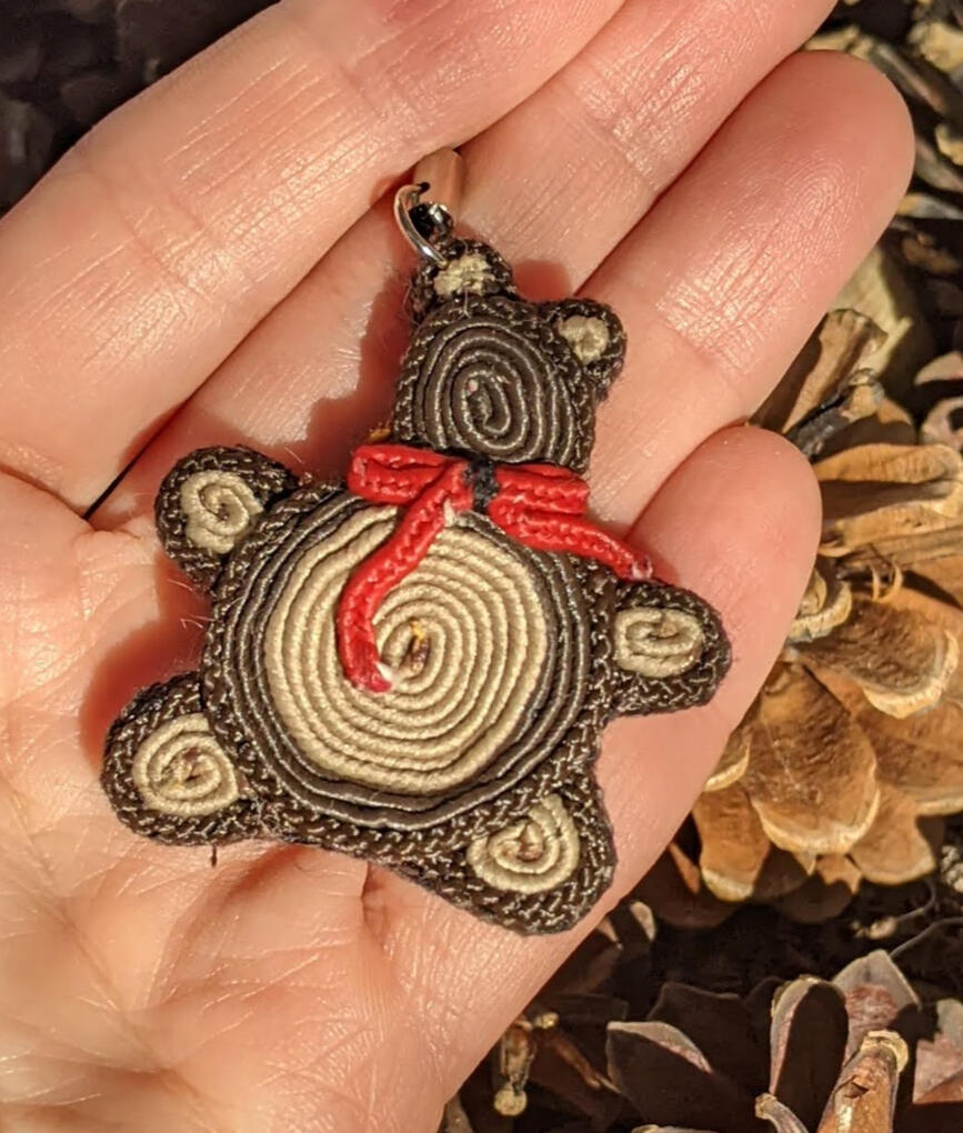 Teddy bear pendant