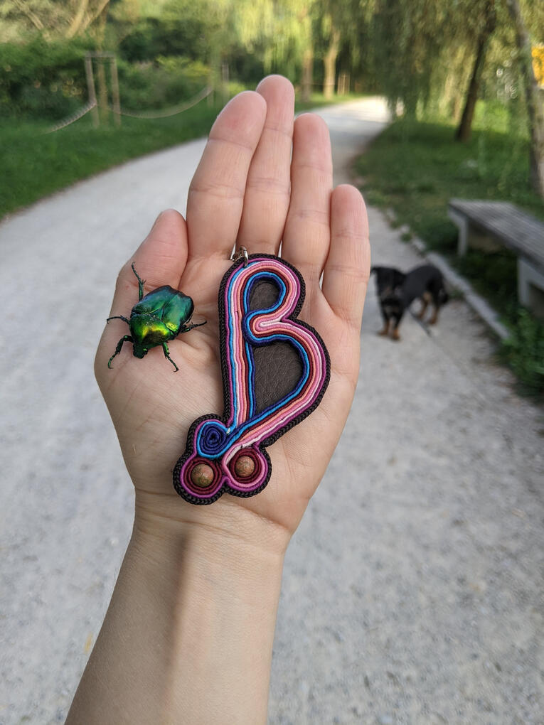 Letter B keychain Letter B keychain